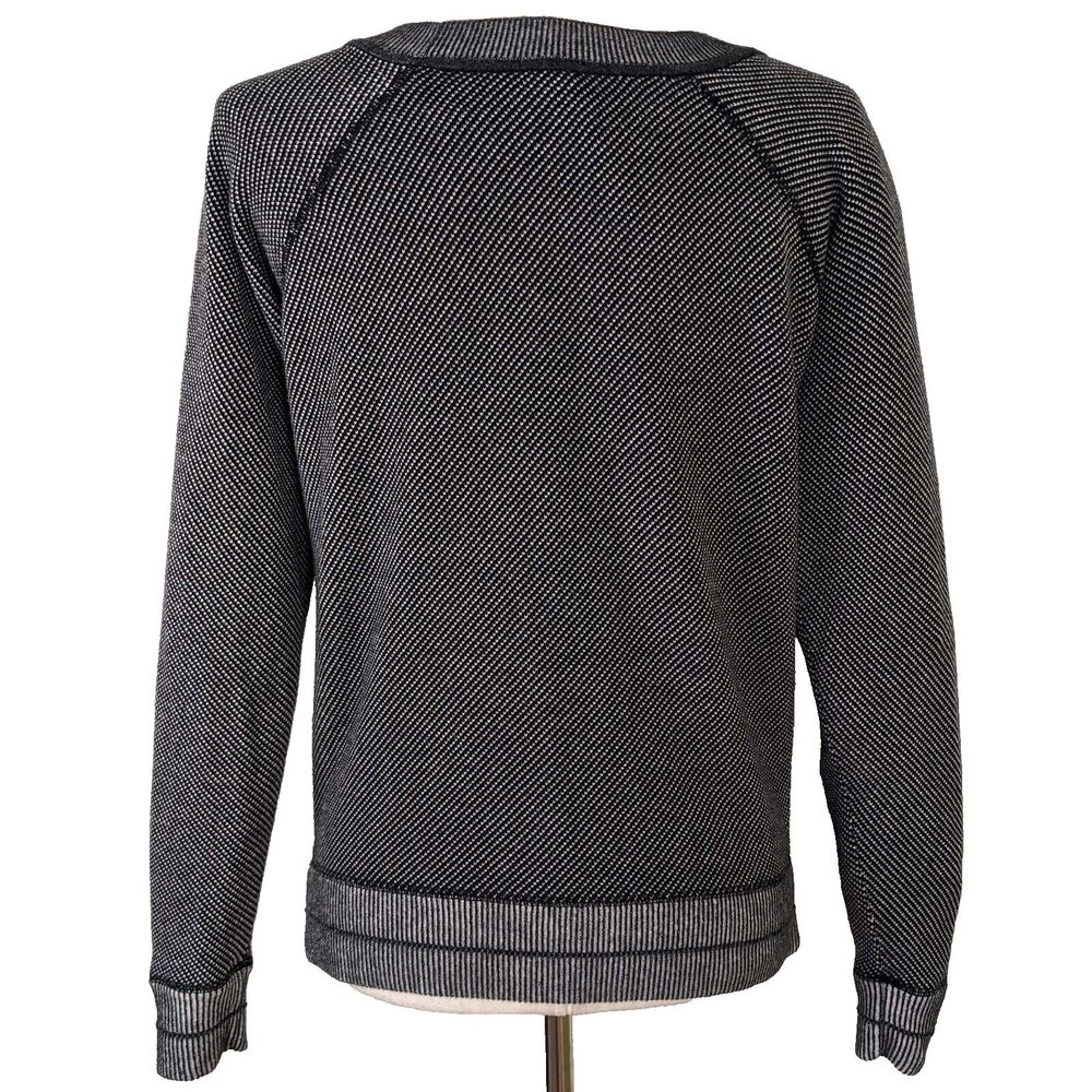 Margaret OLeary Womens XS Black Cotton Pullover Embroidered Applique Sweater - Picture 4 of 8
